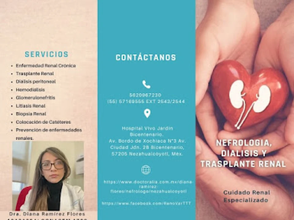 Dra. Diana Ramírez Flores, Nefrólogo, Ciudad de México