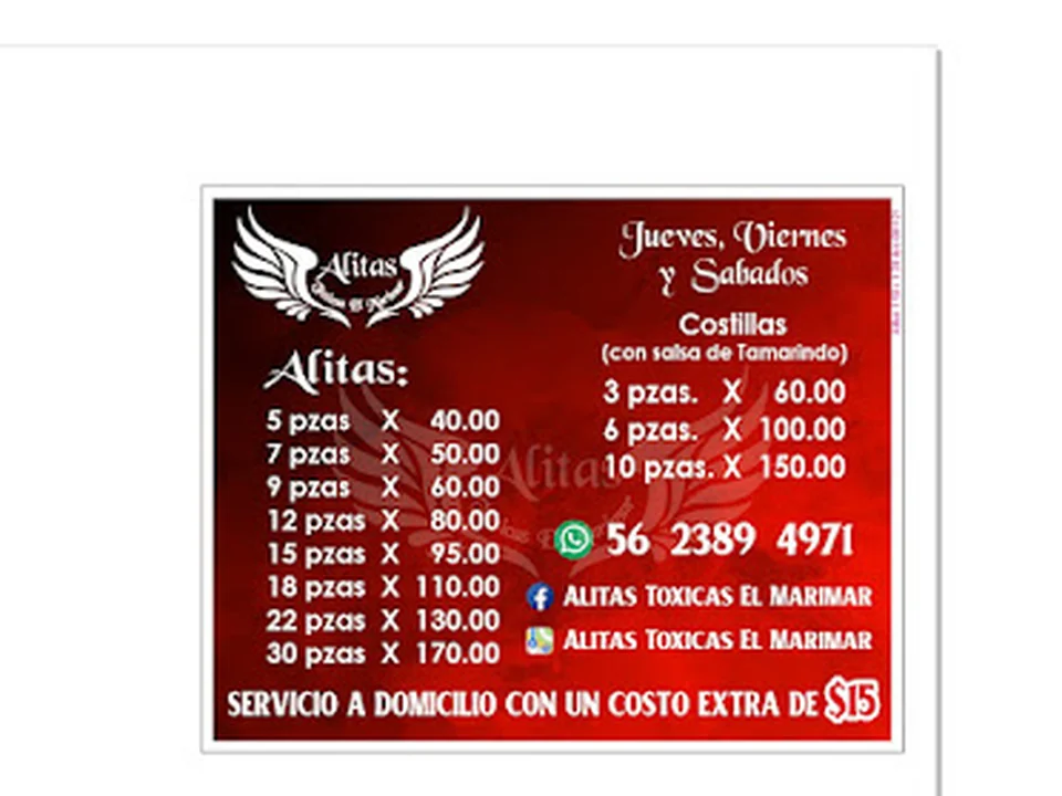 Alitas Tóxicas El Marimar, Ciudad de México